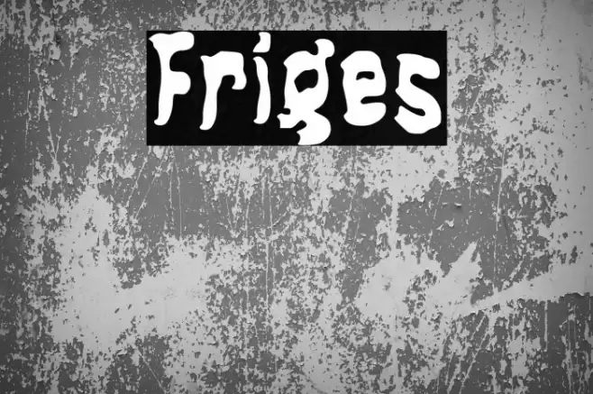 Friges Font examples