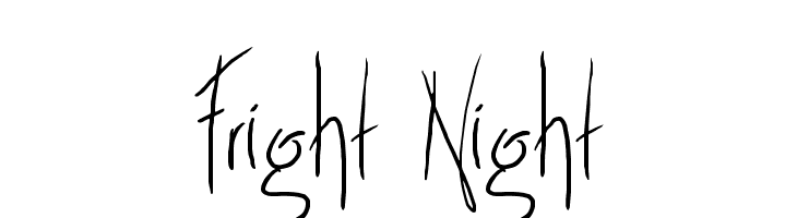 Fright Night  Free Fonts Download