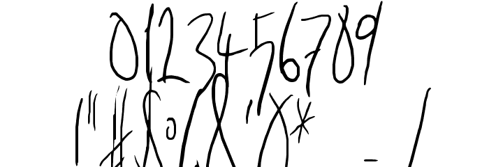Fright Night Font OTHER CHARS