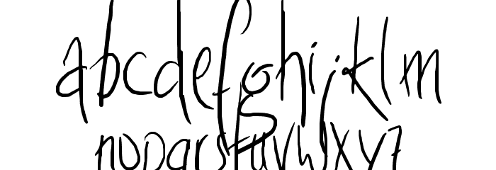Fright Night Font LOWERCASE