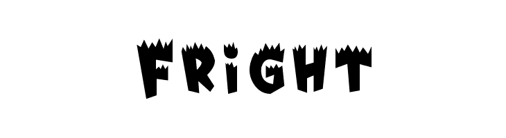 Fright  Frei Schriftart Herunterladen