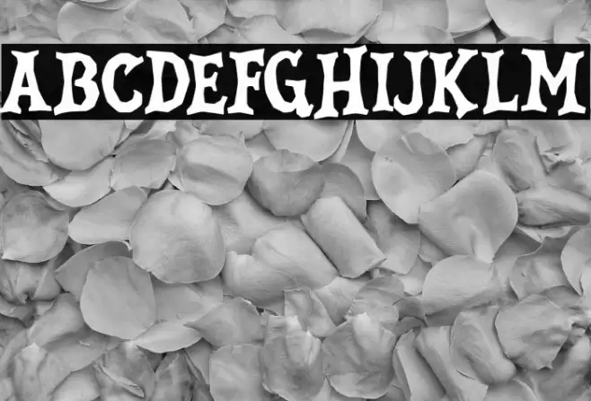 FrightMaidenDemo Font examples