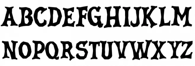 FrightMaidenDemo Schriftart Kleinbuchstaben