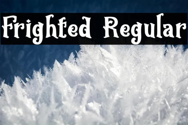 Frighted Regular Example 1