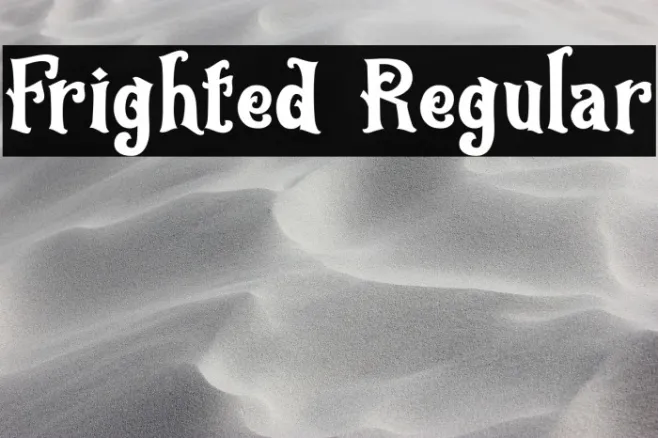 Frighted Regular Example 2