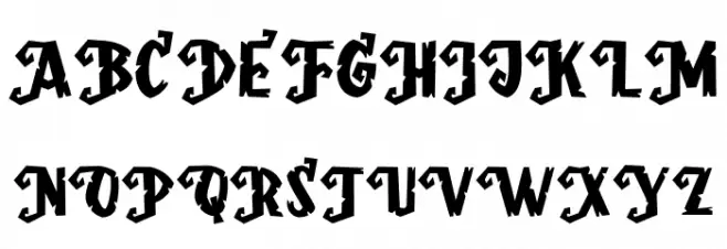 Frightening FREE Regular Font Litere mari