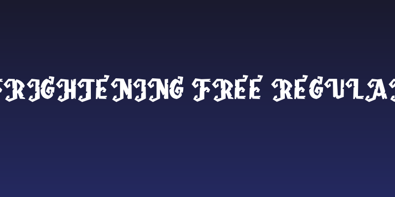 Frightening FREE Regular Social Header