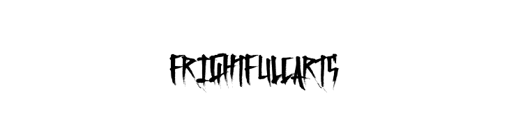 FrightfulCarts Font