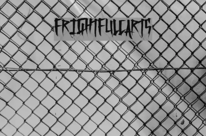 FrightfulCarts Font examples