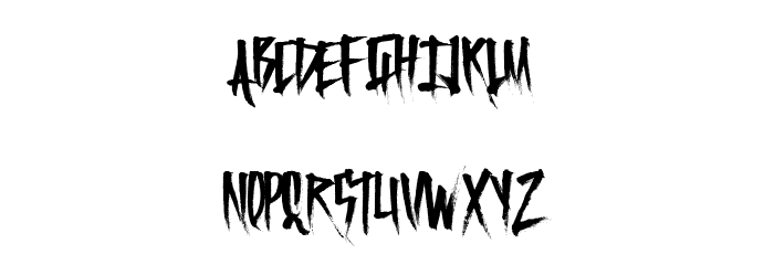 FrightfulCarts Font LOWERCASE