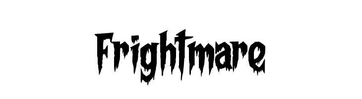 Frightmare  नि: शुल्क फ़ॉन्ट्स डाउनलोड