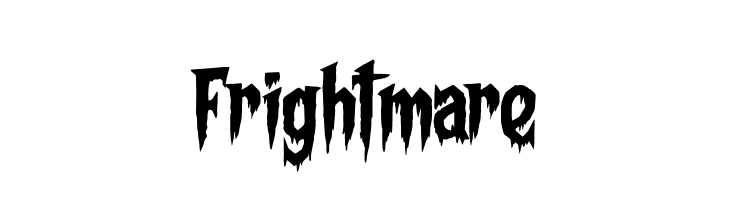 Frightmare  नि: शुल्क फ़ॉन्ट्स डाउनलोड