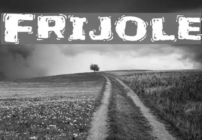Frijole Font examples