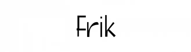 Frik  नि: शुल्क फ़ॉन्ट्स डाउनलोड