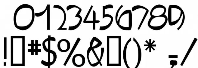 Frik Font OTHER CHARS