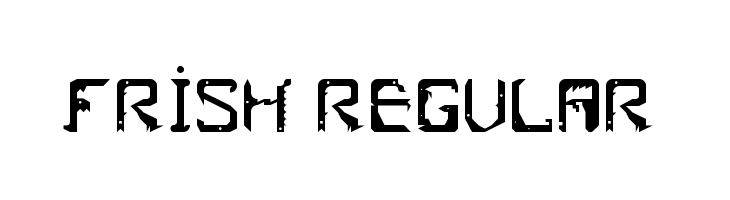 Frish Regular  font caratteri gratis