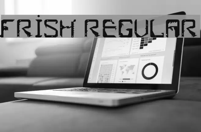 Frish Regular フォント examples
