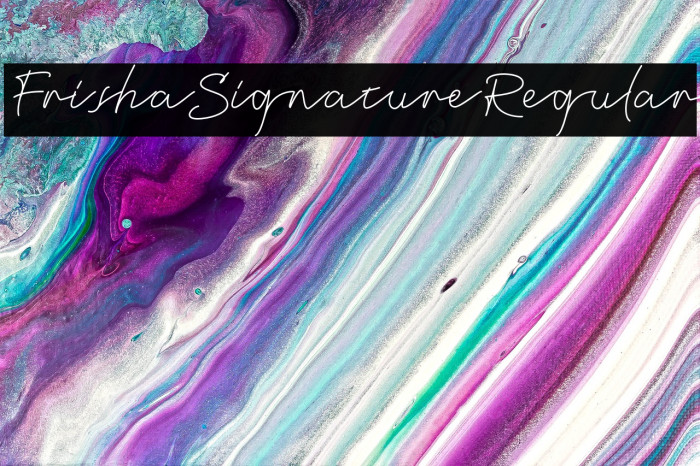 FrishaSignature-Regular Example 1