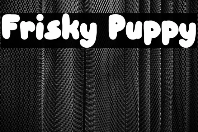 Frisky Puppy Font examples