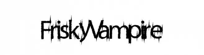FriskyVampire  नि: शुल्क फ़ॉन्ट्स डाउनलोड