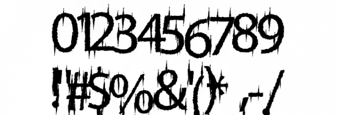 FriskyVampire フォント その他の文字