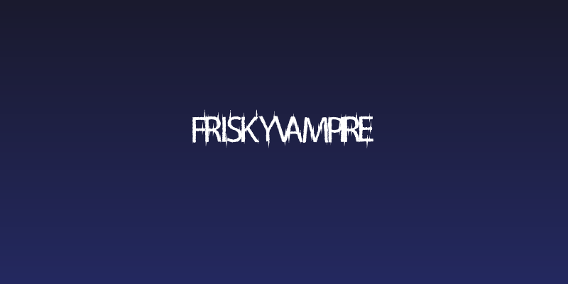 FriskyVampire Social Header