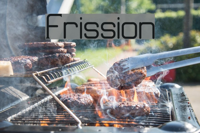 Frission Font examples