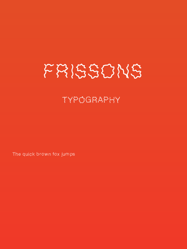 Frissons Poster