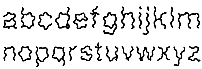 Frissons Font LOWERCASE