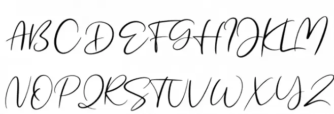 Fritlany Schriftart Groß