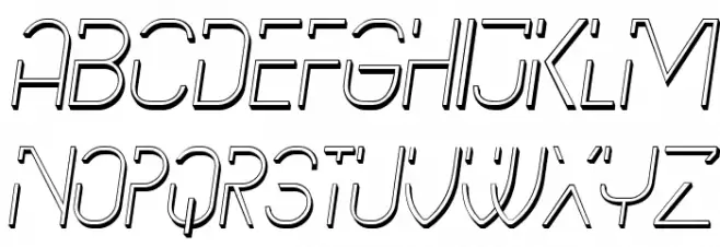 Fritz Italic फ़ॉन्ट अपरकेस