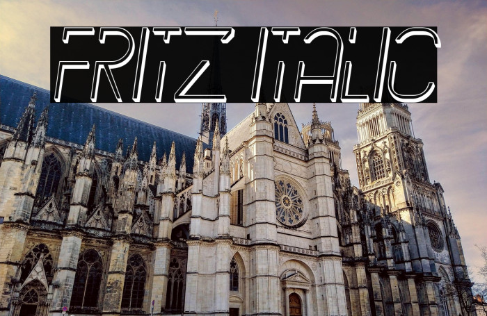 Fritz Italic Example 1