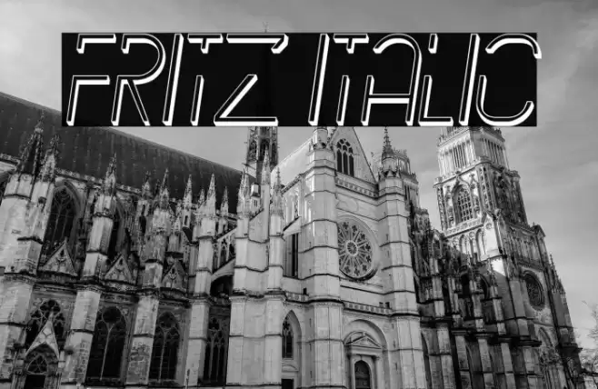 Fritz Italic Font examples