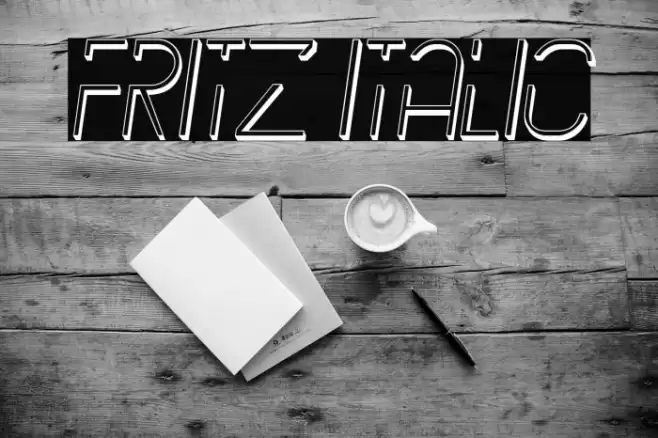 Fritz Italic Font examples
