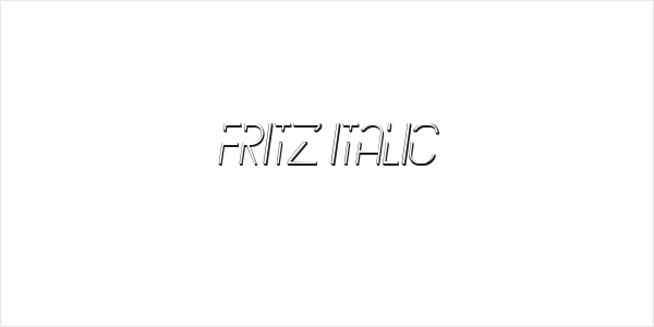 Fritz Italic Logo