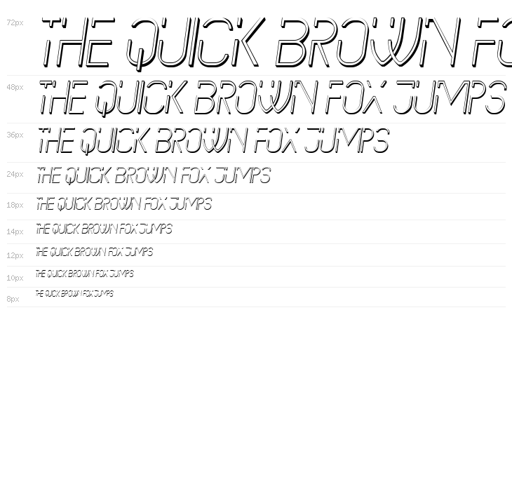 Fritz Italic Waterfall