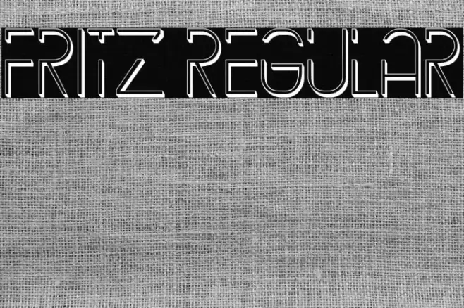Fritz Regular Font examples