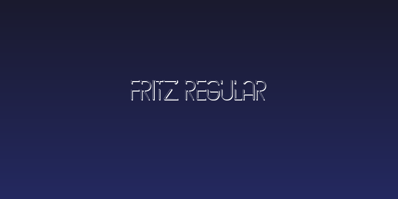 Fritz Regular Social Header