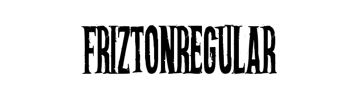 FriztonRegular  font caratteri gratis