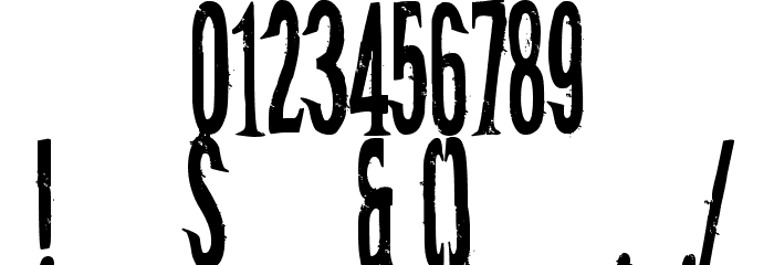 FriztonRegular フォント その他の文字
