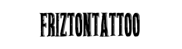 FriztonTattoo  font caratteri gratis