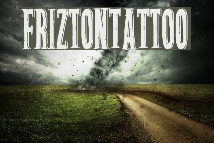 FriztonTattoo Font examples