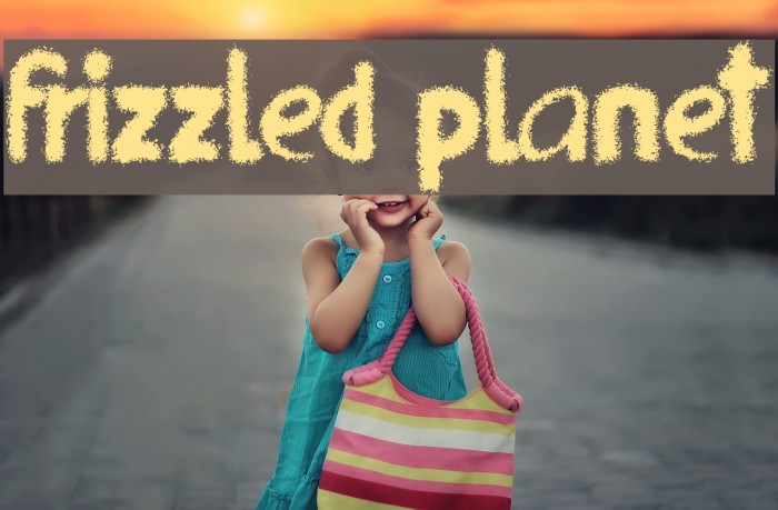 Frizzled Planet Font examples