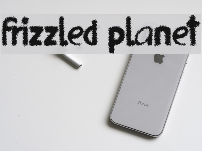 Frizzled Planet Font examples