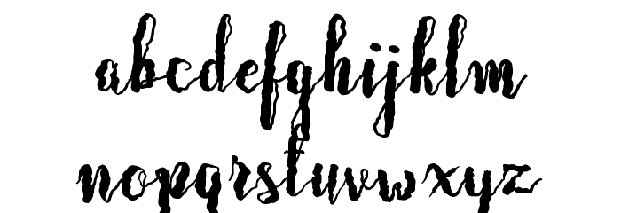 FrizzyBella Font LOWERCASE