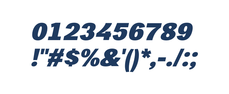 Frock Black Italic Other Characters