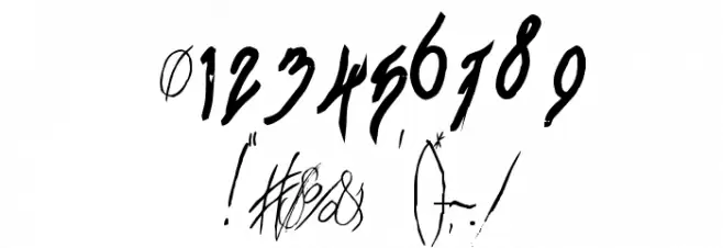 Frodo Bold Font OTHER CHARS