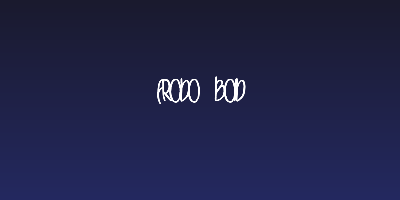 Frodo Bold Social Header