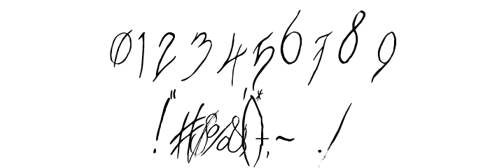 Frodo Italic Font OTHER CHARS