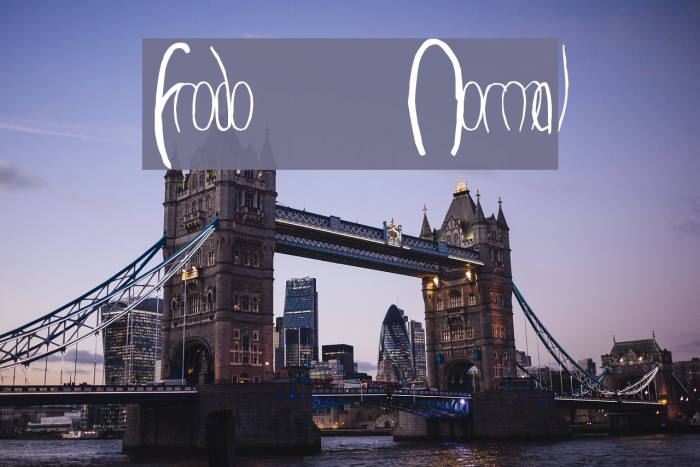 Frodo Normal Font examples